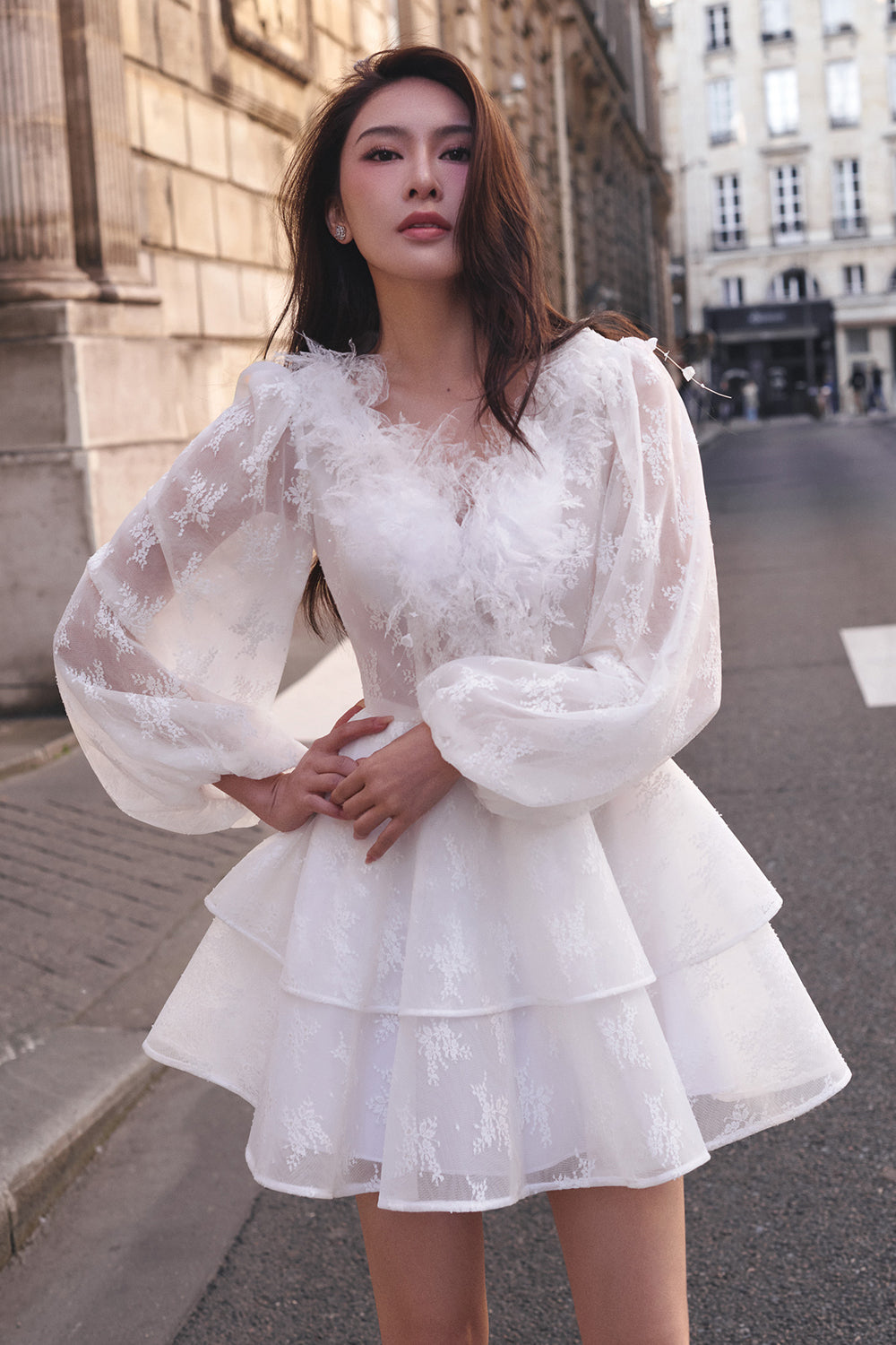 Noelle A-line Mini Dress