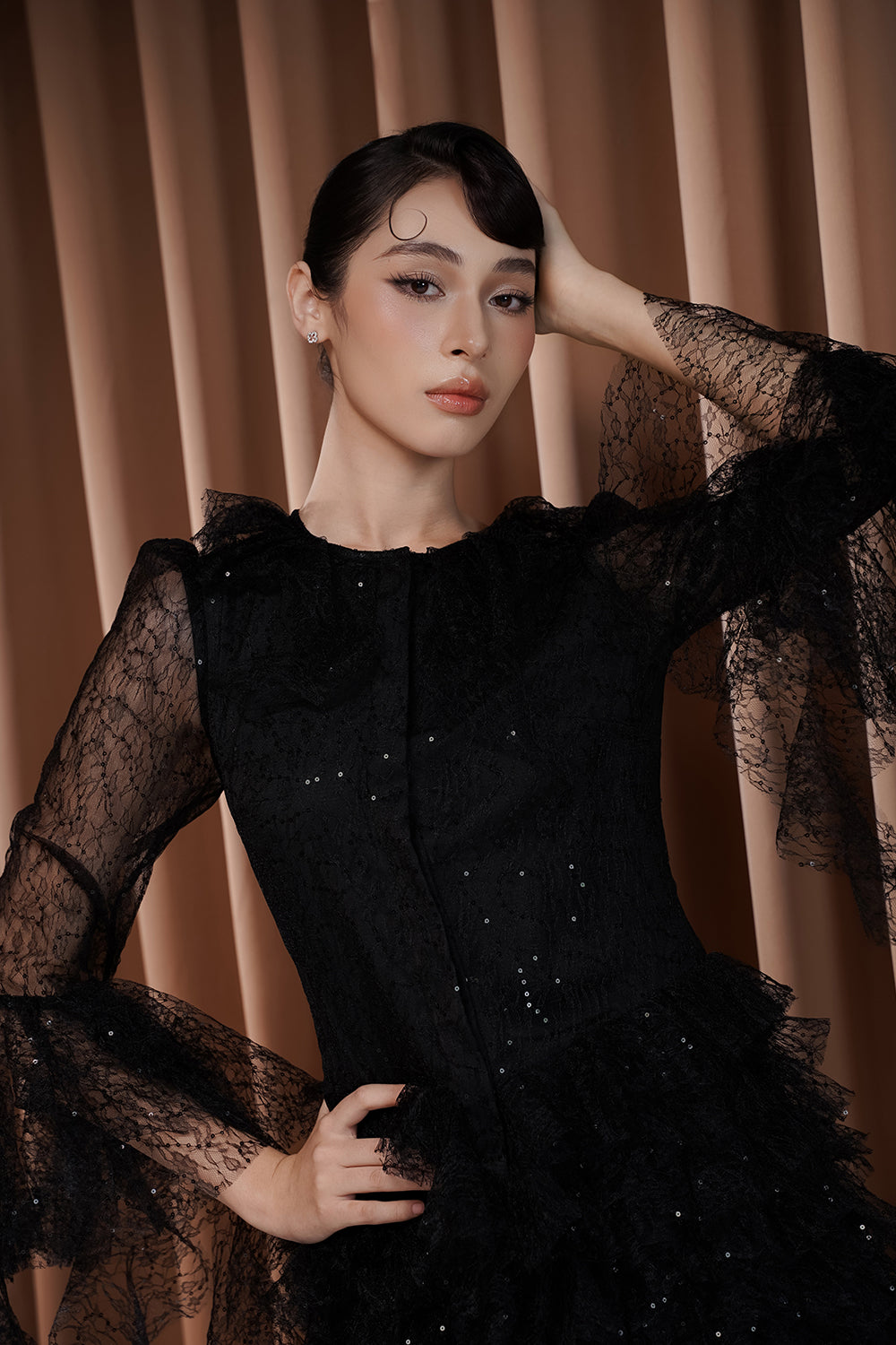 Jamie Poet Sleeve Mini Dress