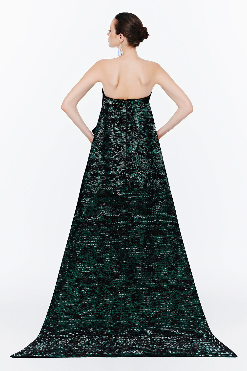 Kallie A-line Applique Maxi Dress