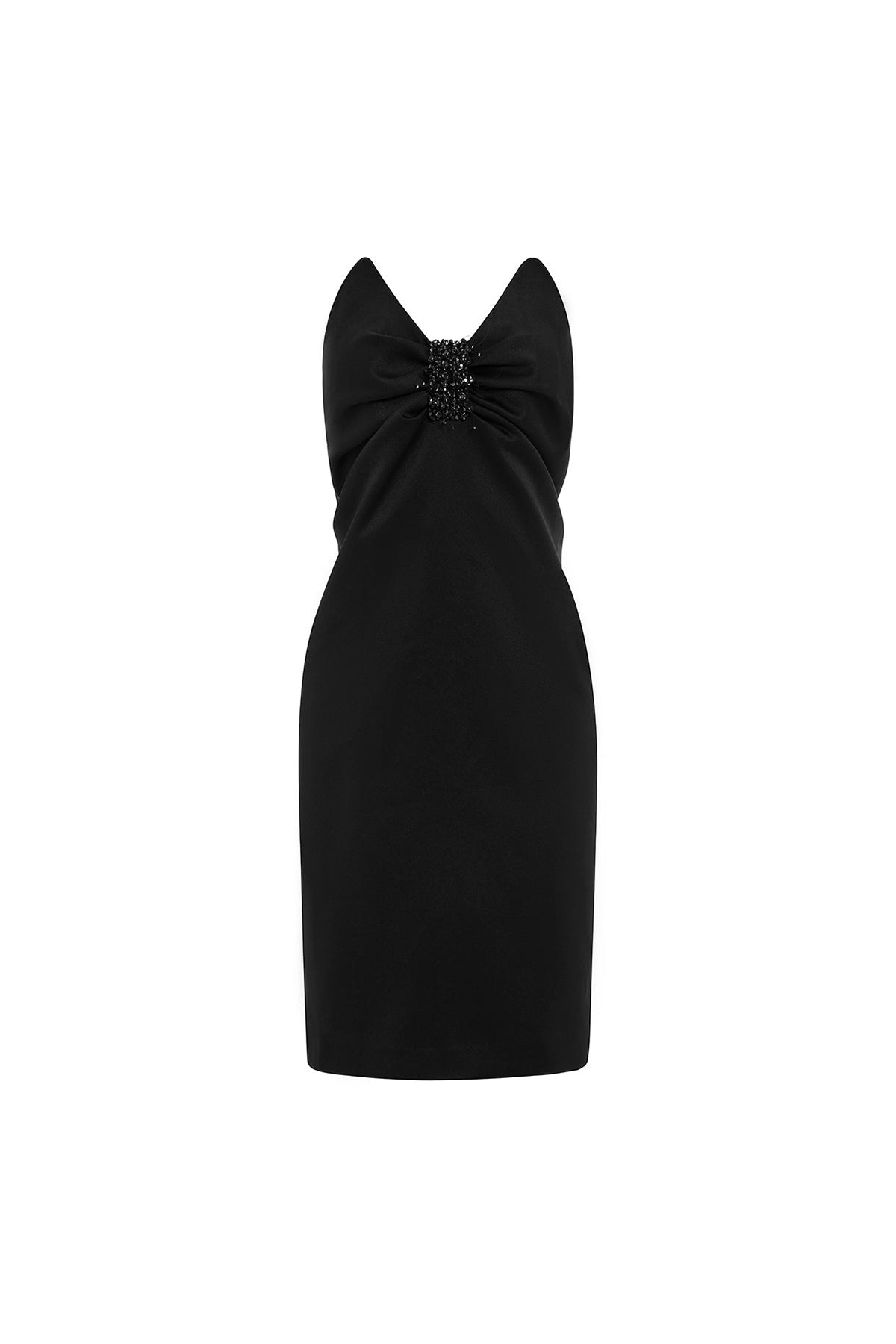 Gwen A-line Sweetheart Neck Taffeta Mini Dress