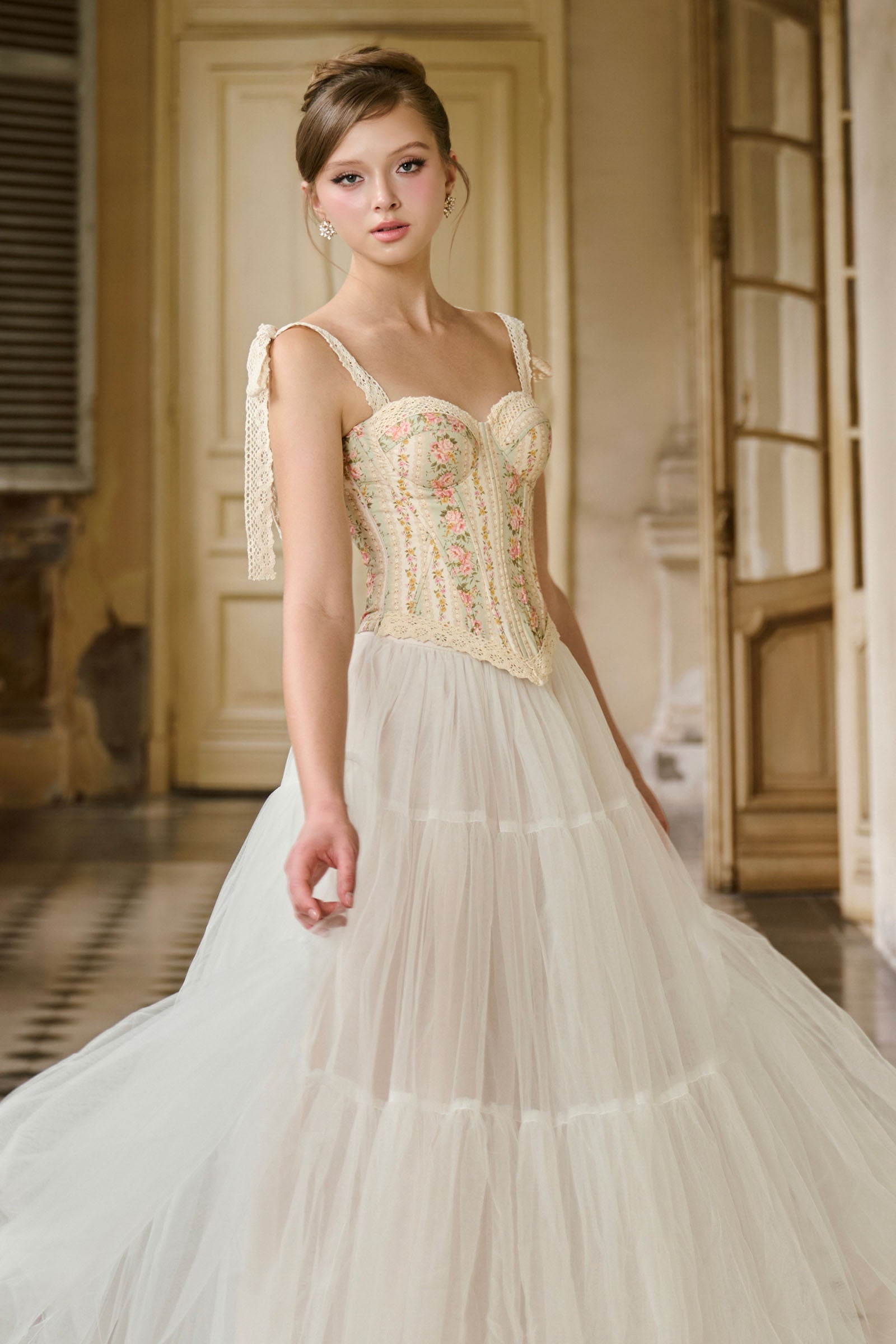 Ivory A-line Skirt