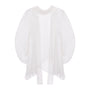 Allison Asymmetric See-Through Organza Top