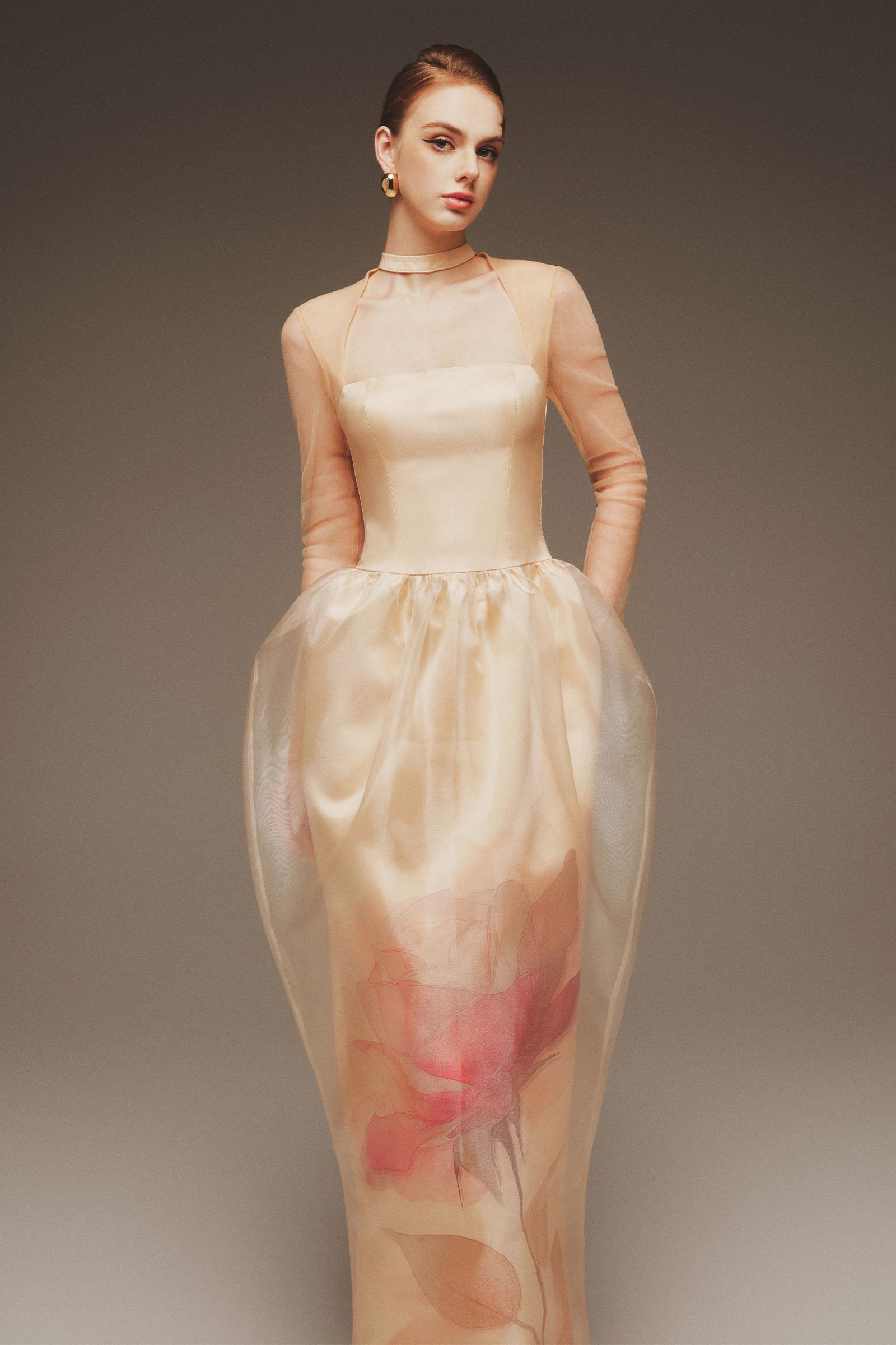 Avenor Illusion Maxi Dress