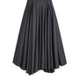 Velora A-line High Waist Wool Blend Ankle Length Skirt