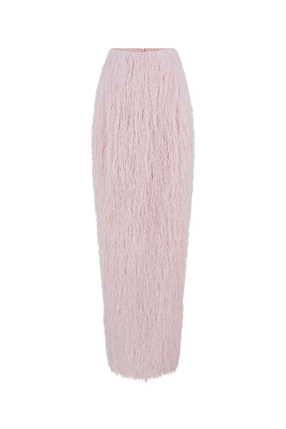 Chloe Straight Basic Microfiber Floor Length Skirt