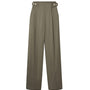Euphony Straight Ribbed Poly Wool Floor Length Pants - MEAN BLVD