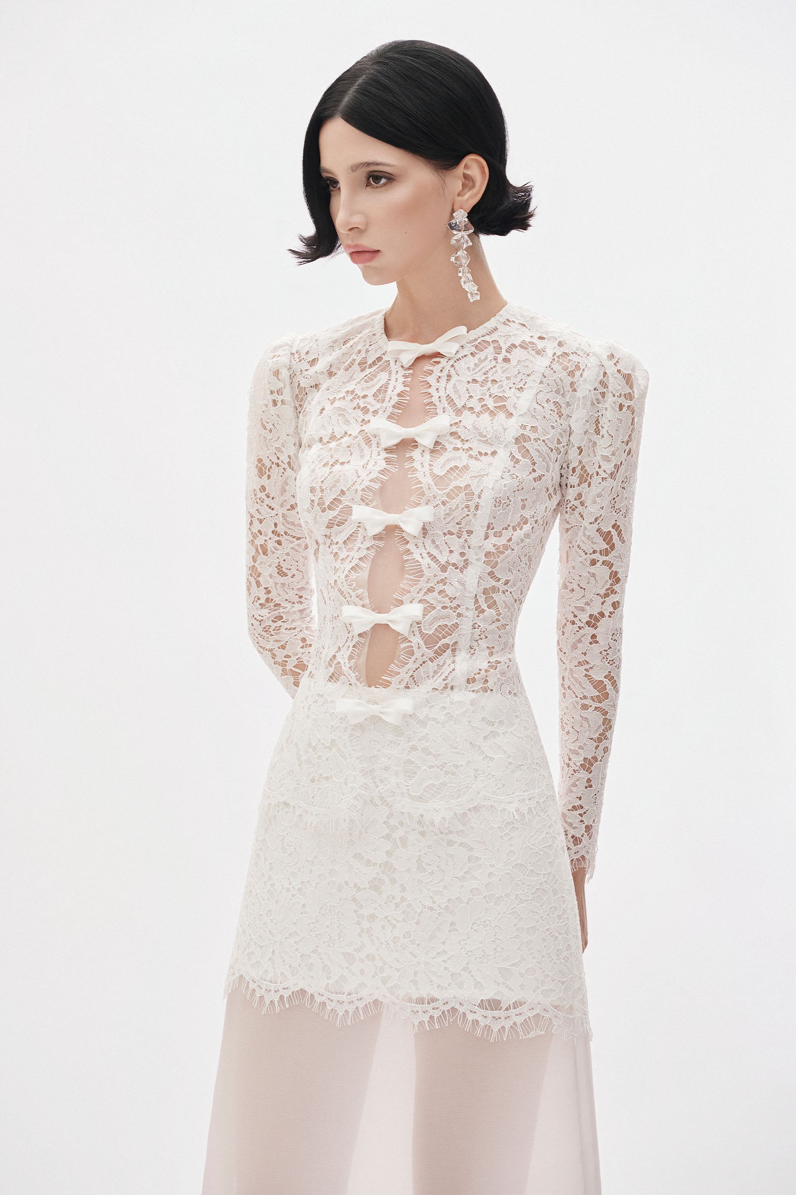 Ethereal Rhinestone Skirt