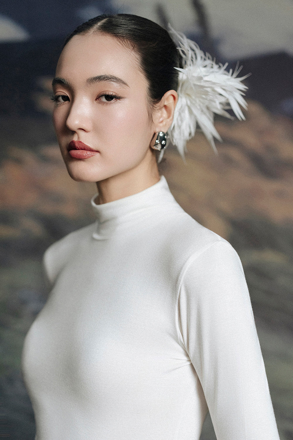 Saudade Turtle Neck Top