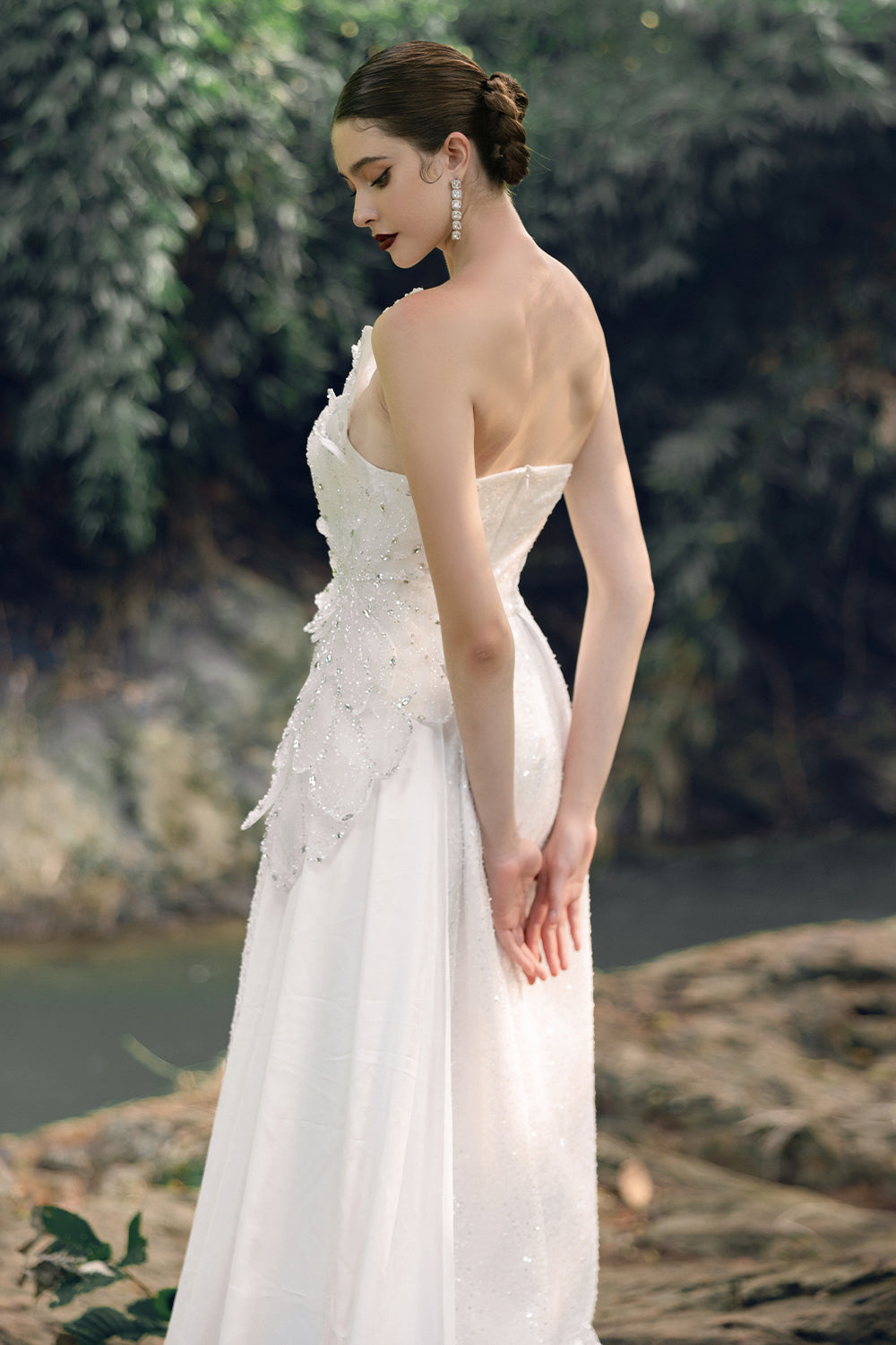 Cascade Sequin Maxi Dress