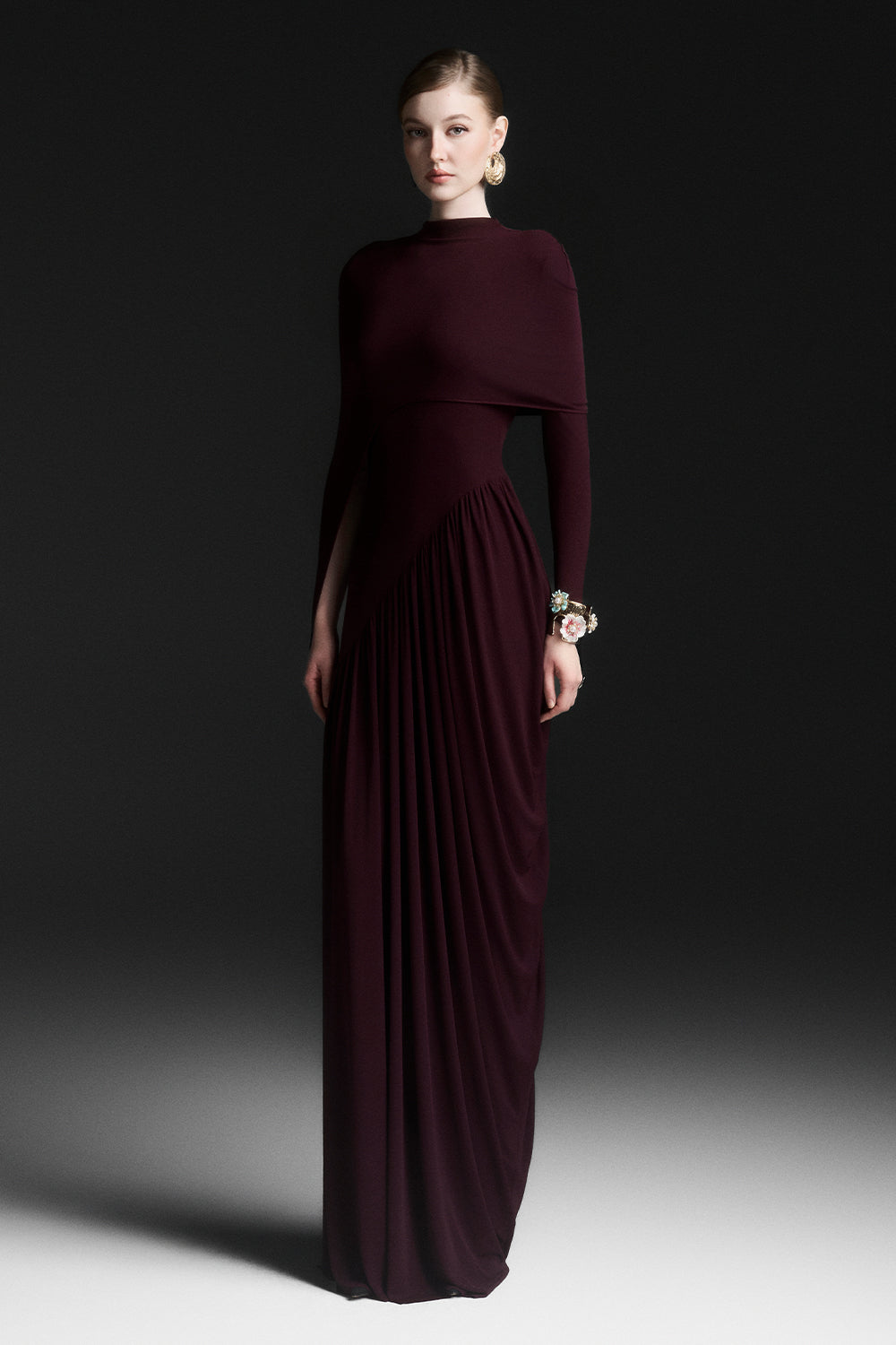 Serelle Ruched Maxi Dress