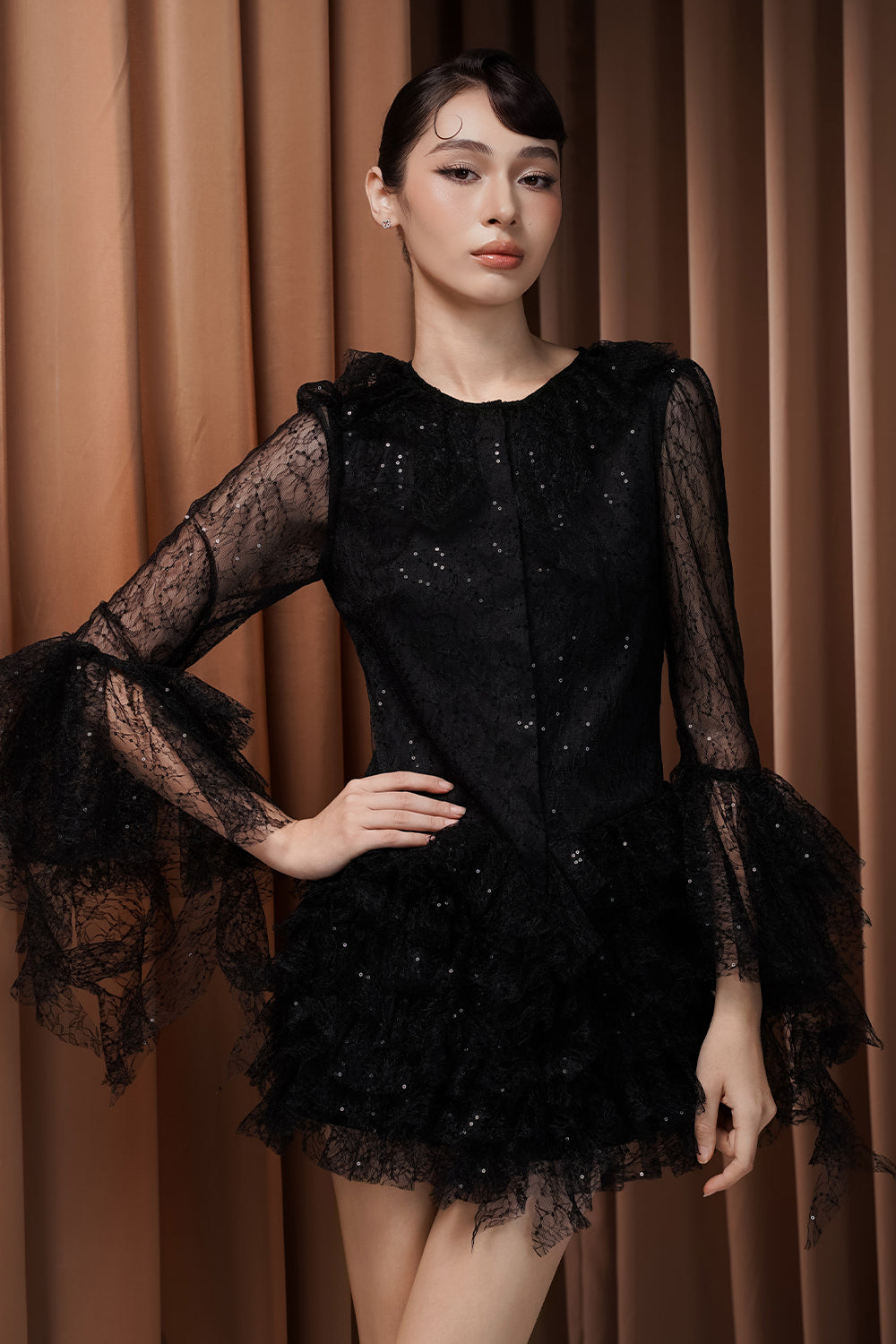 Jamie Poet Sleeve Mini Dress