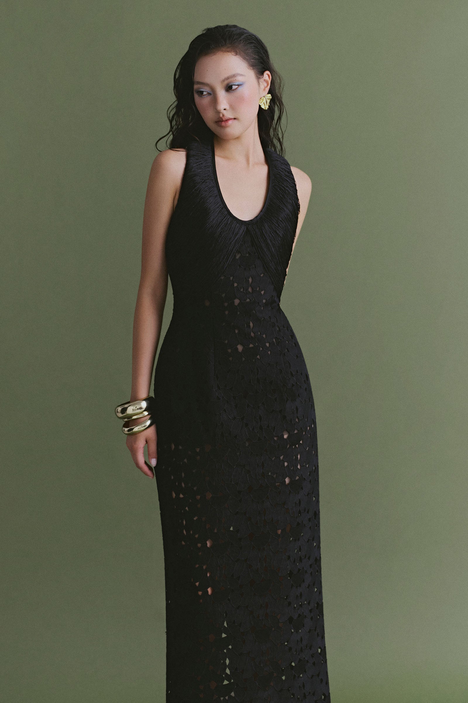 Stonea Scoop Neck Maxi Dress