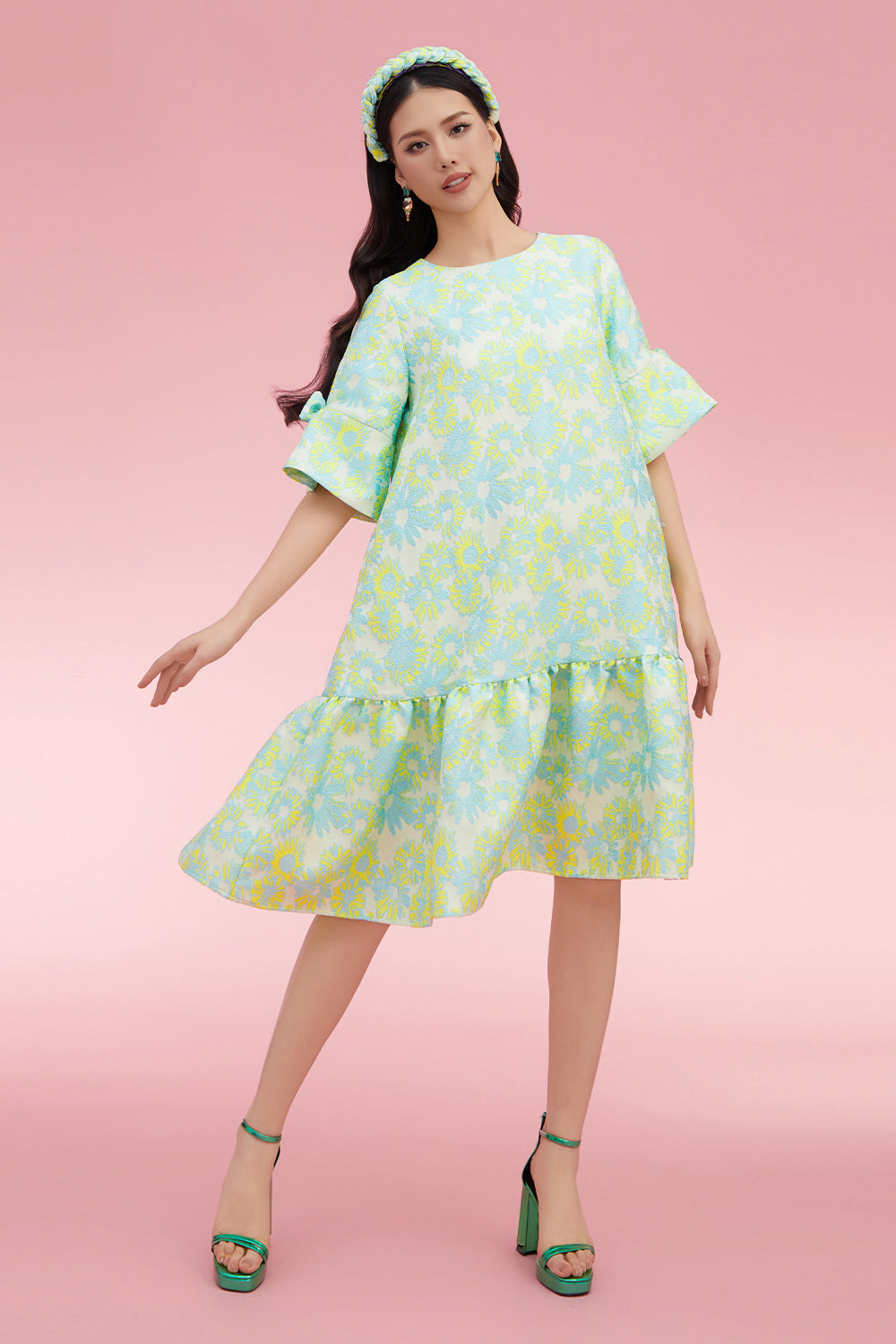 Narienne A-line Mini Dress