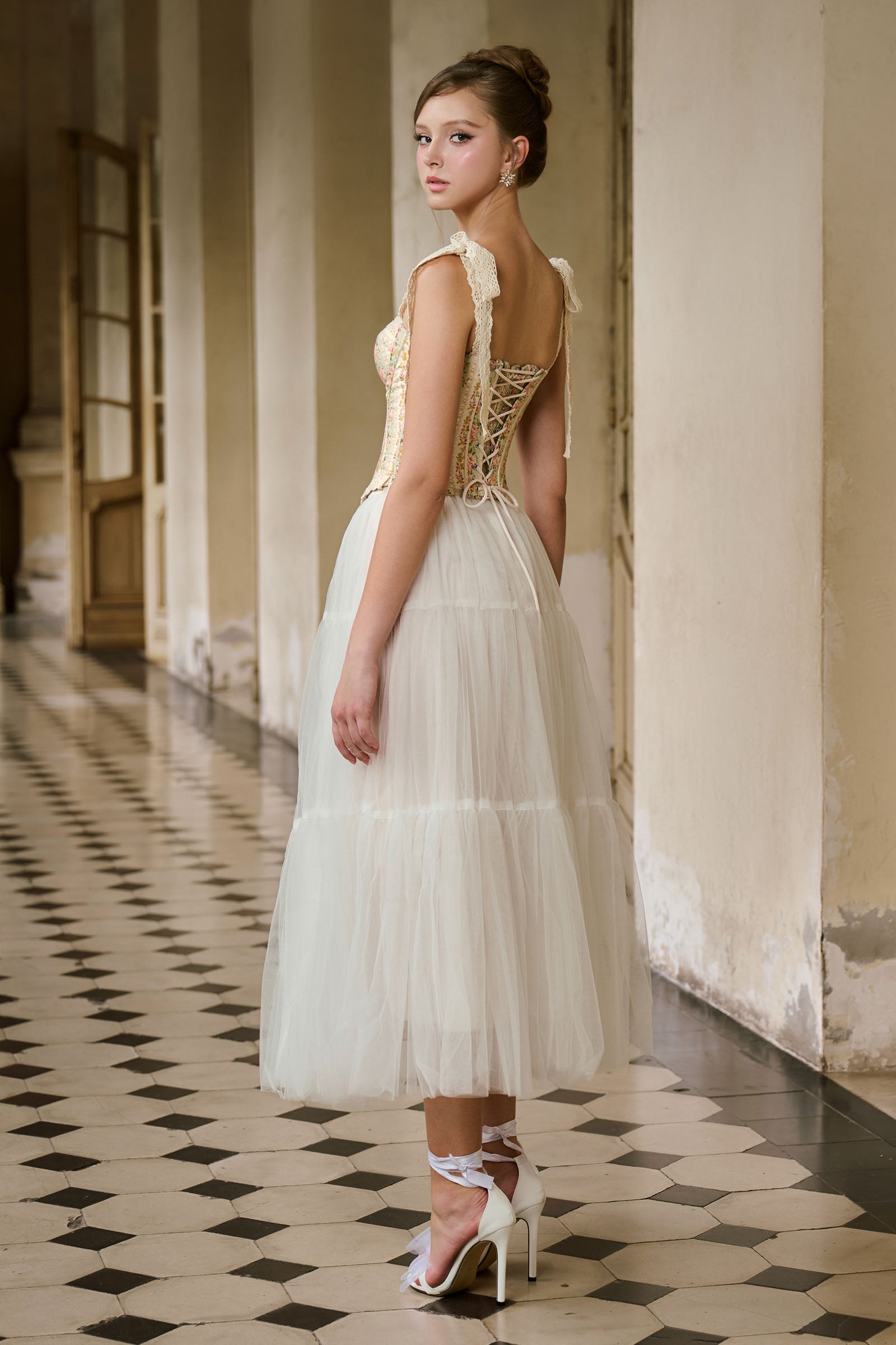 Ivory A-line Skirt