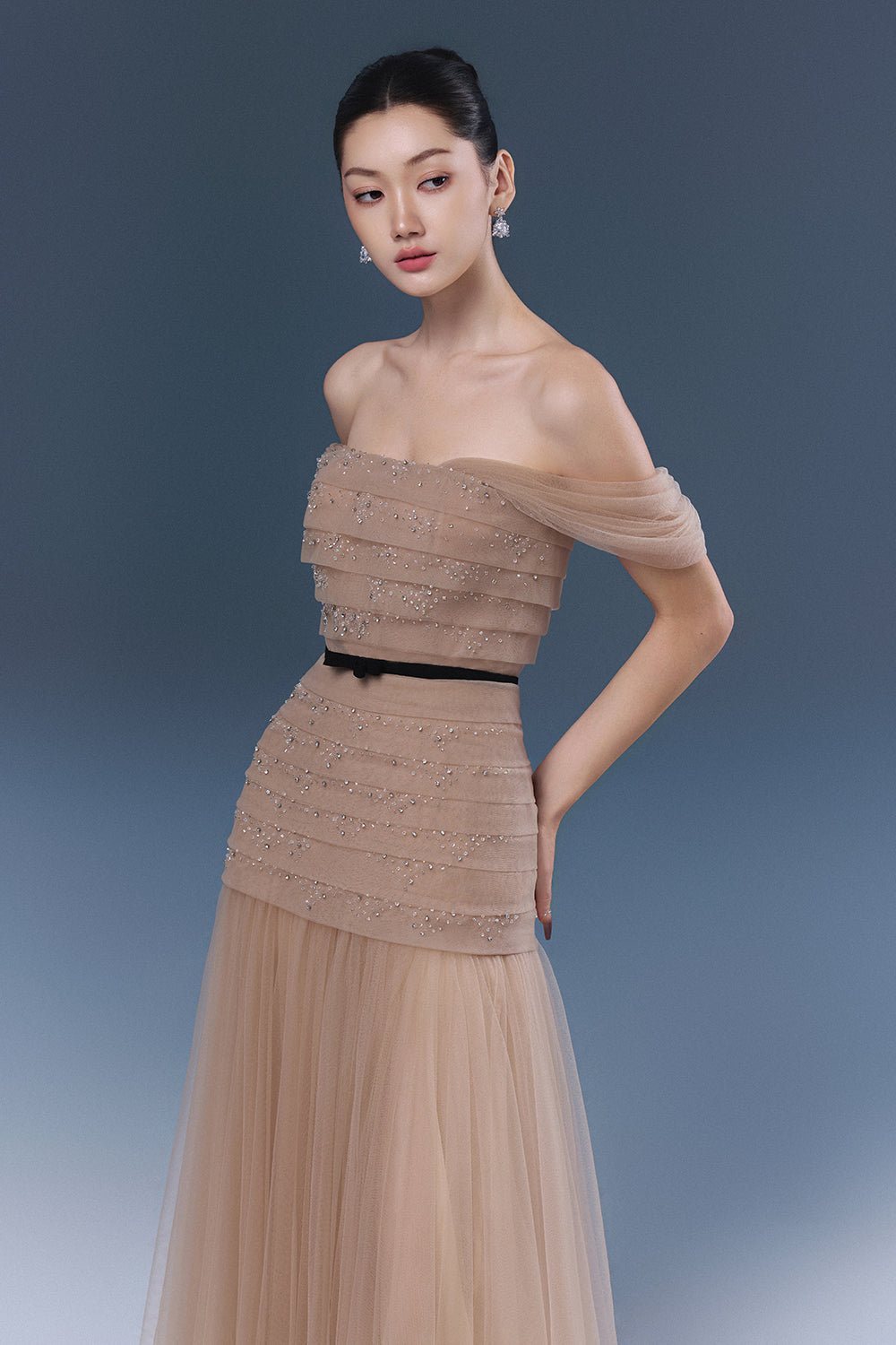 Abigail Off-Shoulder Maxi Dress