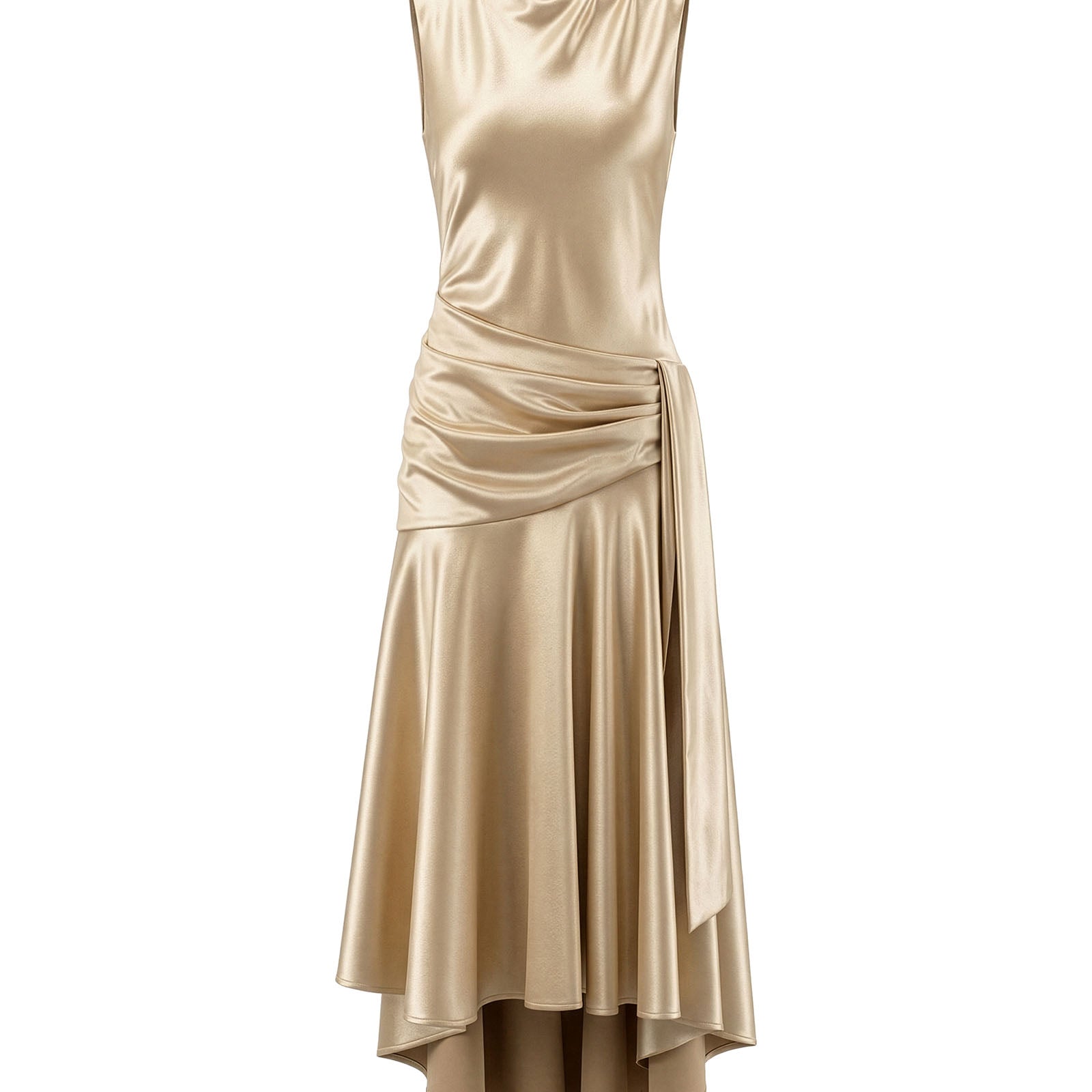 Neri V-Neck Midi Dress