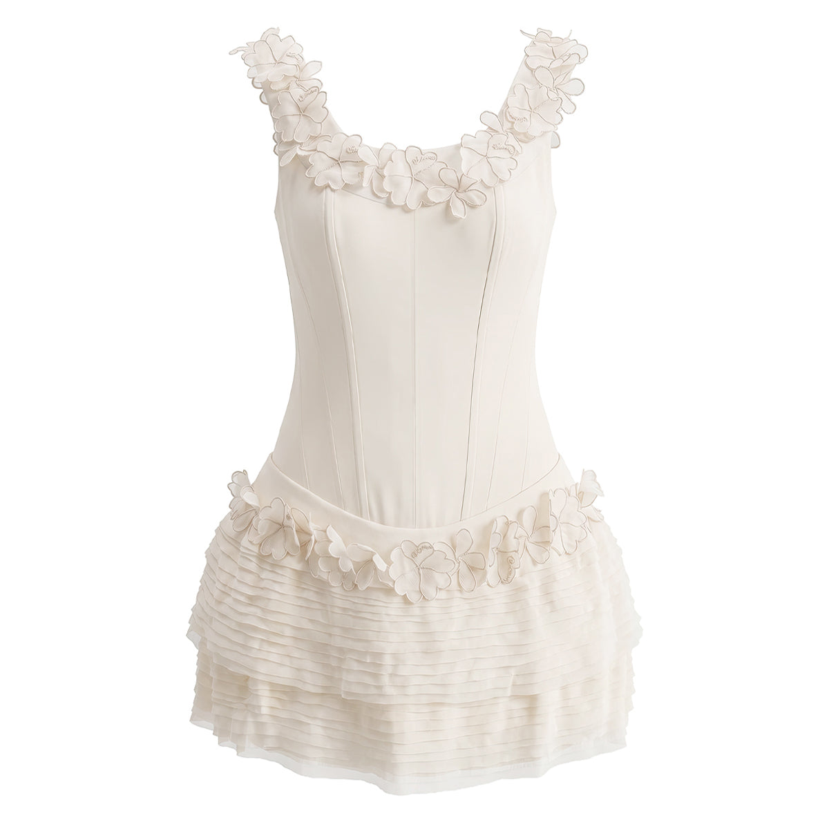 Fleur Pleated Mini Dress