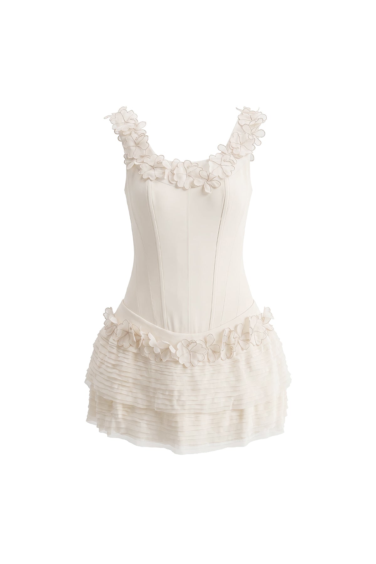 Fleur Pleated Mini Dress