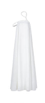 Thuy Du Flared Asymmetric Shoulder Floss Silk Maxi Dress - MEAN BLVD