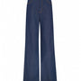 Elara Straight Side Pocket Denim Floor Length Pants