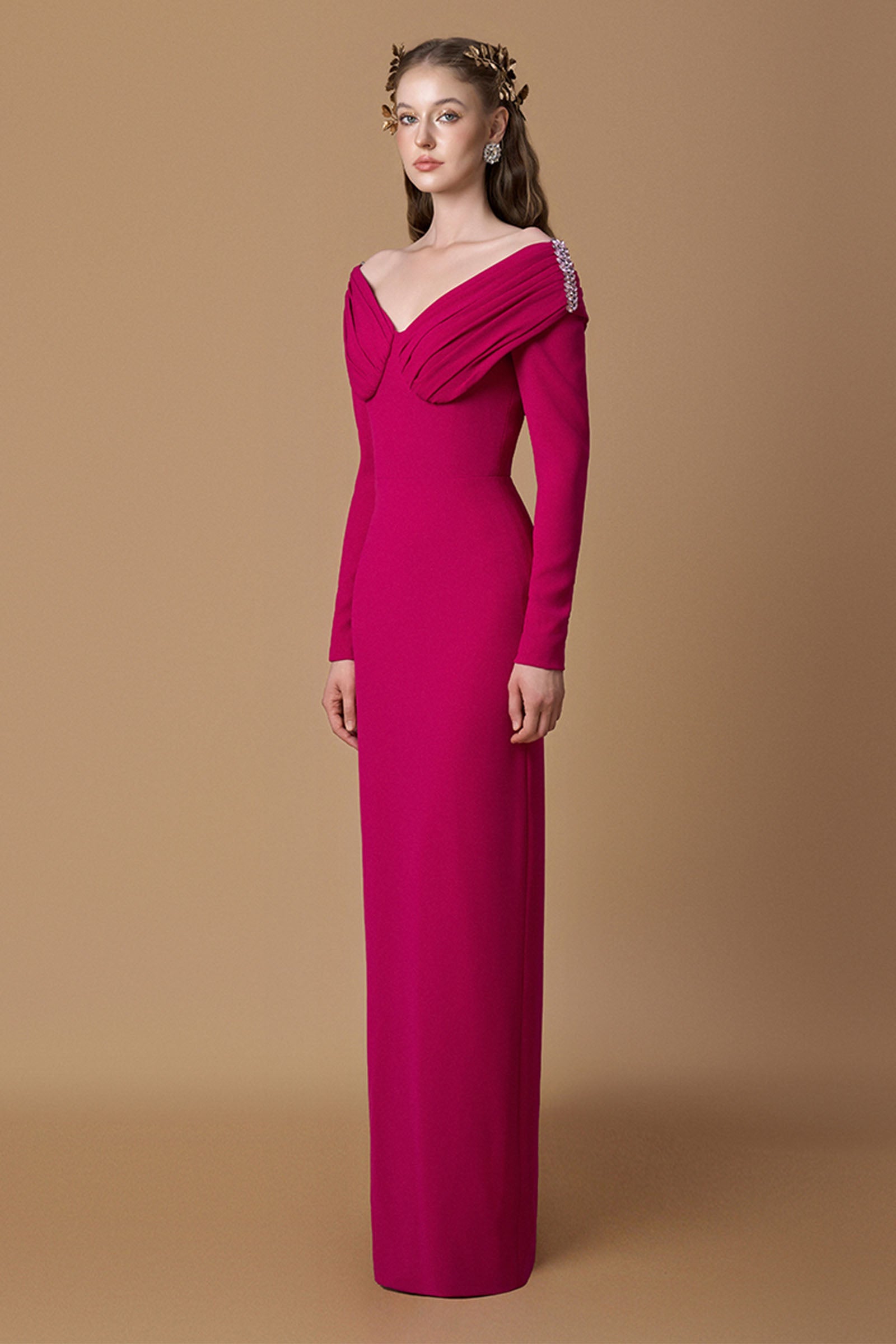 Virel Off-Shoulder Maxi Dress