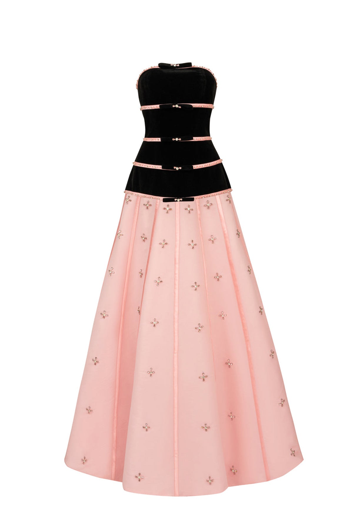 Valencia Sweetheart Bead Maxi Dress