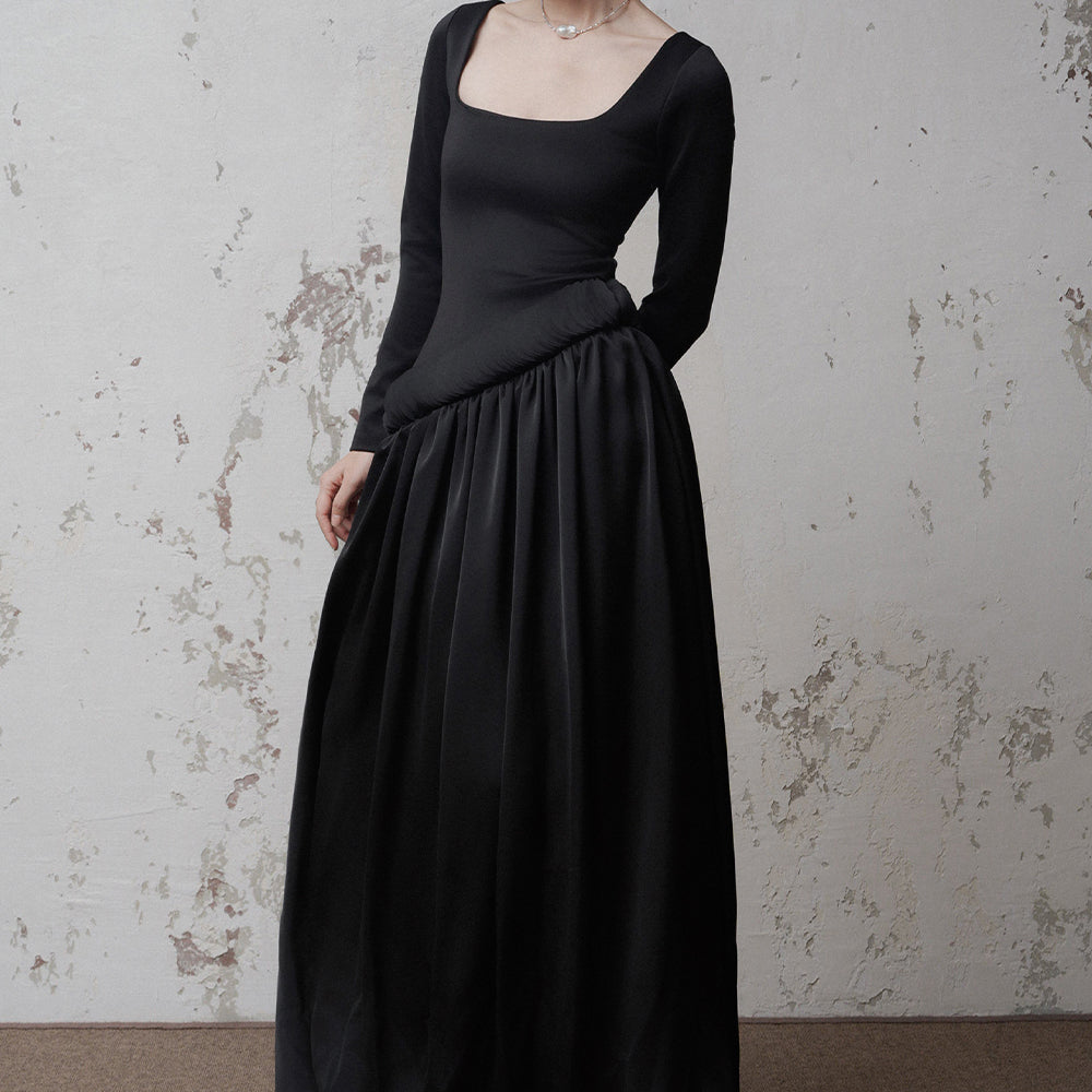 Nela Ruched Maxi Dress