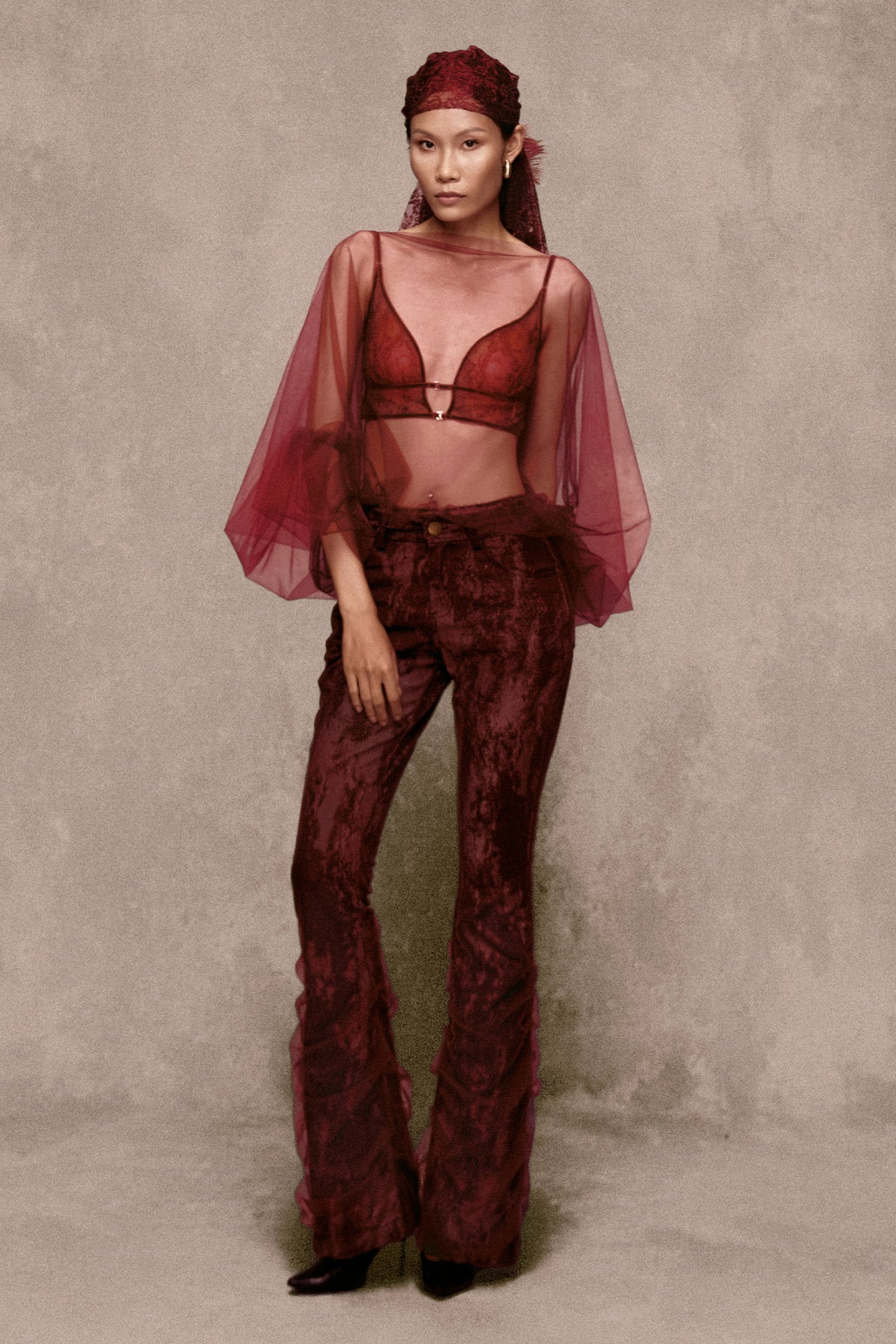 Cho Lon Ruffle Pants