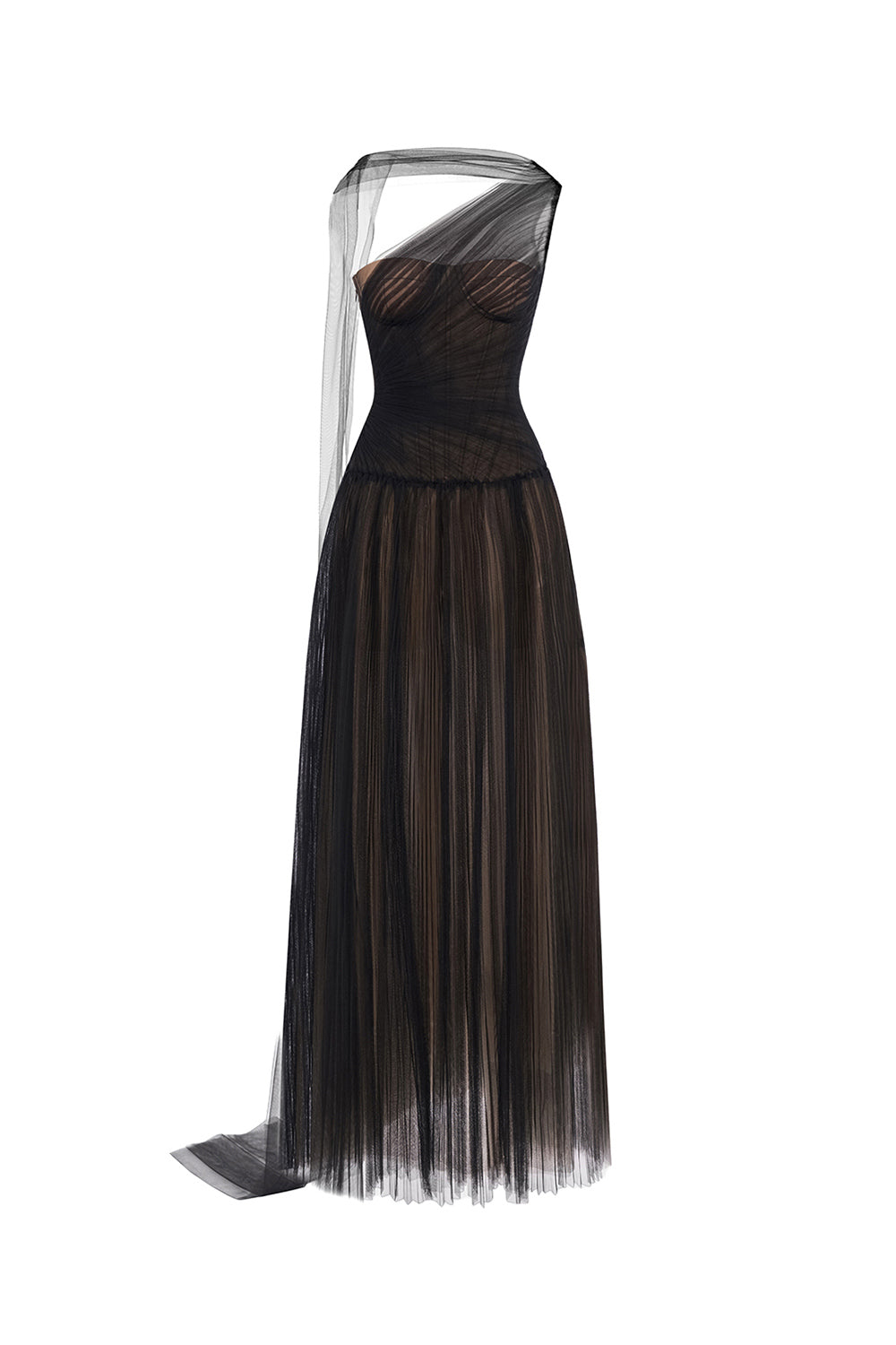 Draped Maxi Dress