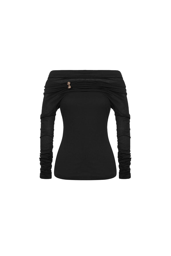 Edna Bodycon Long Sleeved Knitted Fabric Top