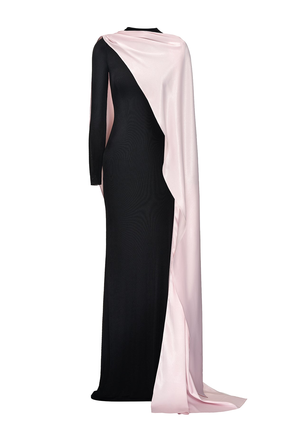 Vela Cape Sleeve Maxi Dress