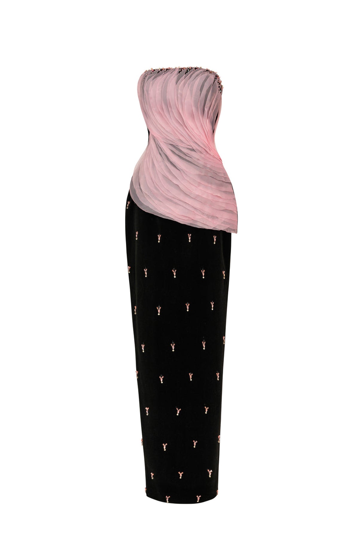 Scarlett Sheath Draped Maxi Dress