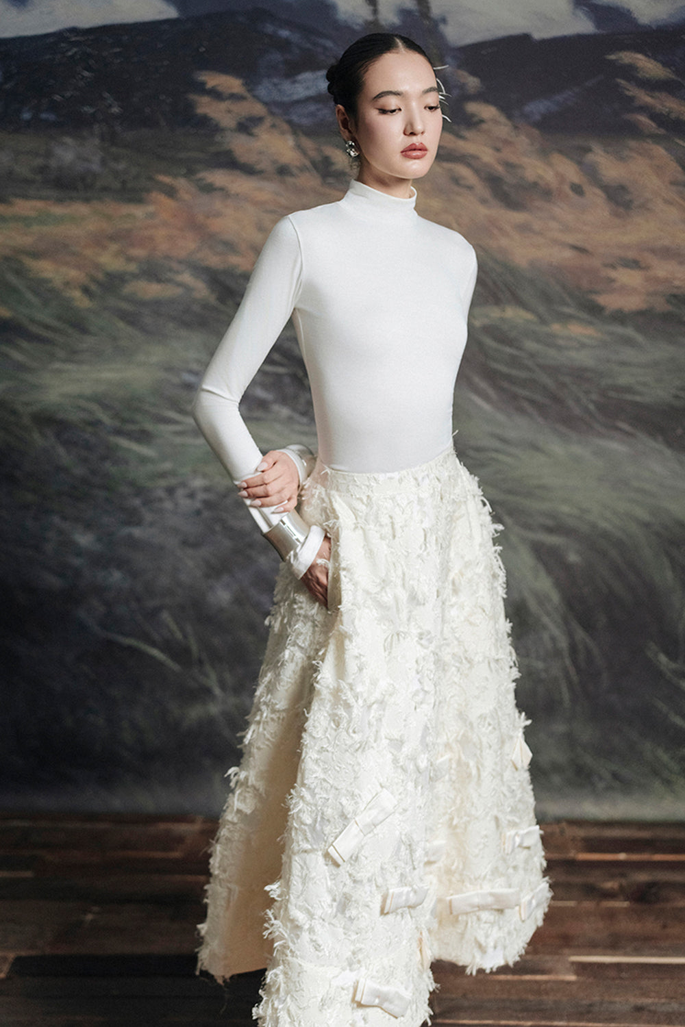 Saudade Turtle Neck Top