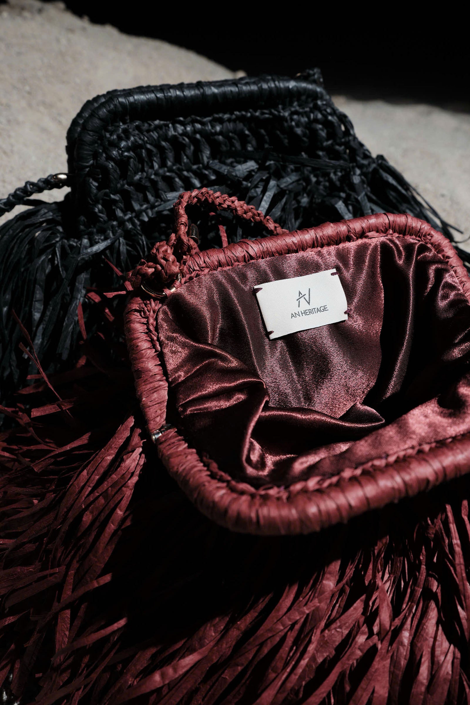 An Heritage Raffia Bag