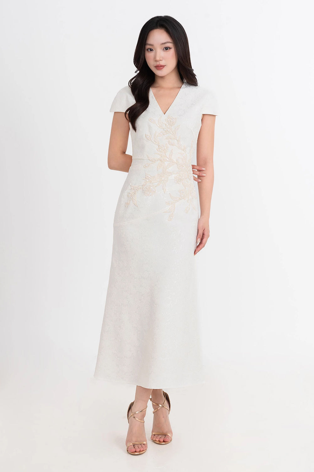 Fleur Sheath Midi Dress