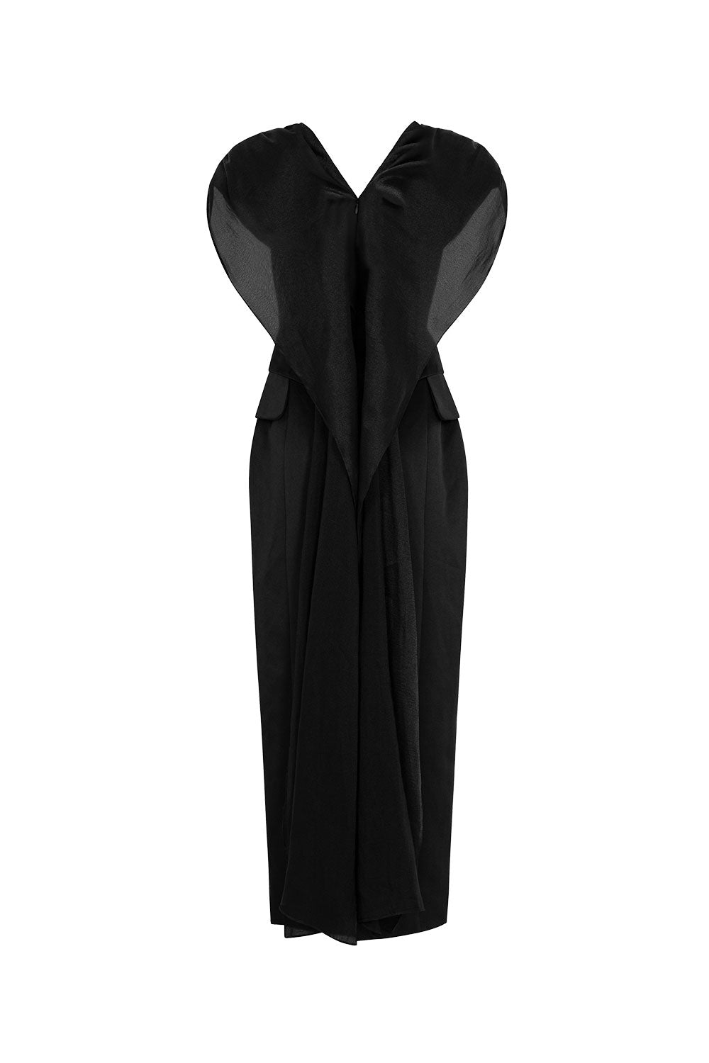 Victoria Sheath V-Neck Chiffon Ankle Length Dress