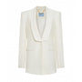 Gwen Sheath Shawl Lapel Silk Wool Blazer