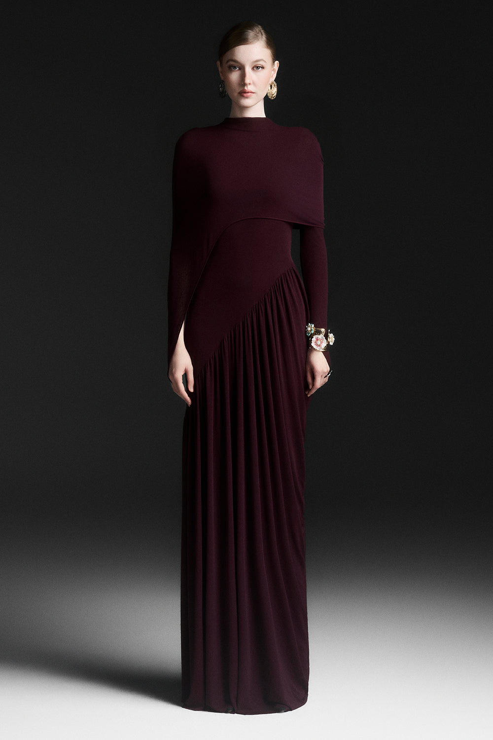 Serelle Ruched Maxi Dress