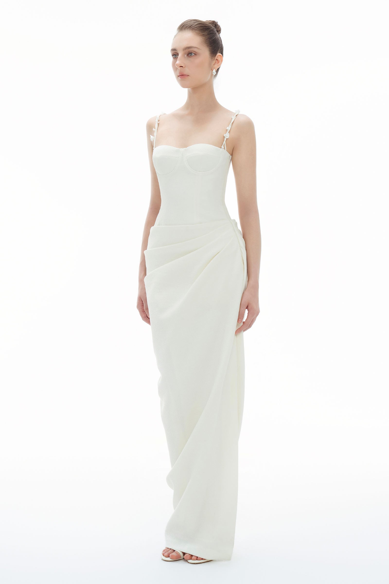 Magnolia Draped Maxi Dress