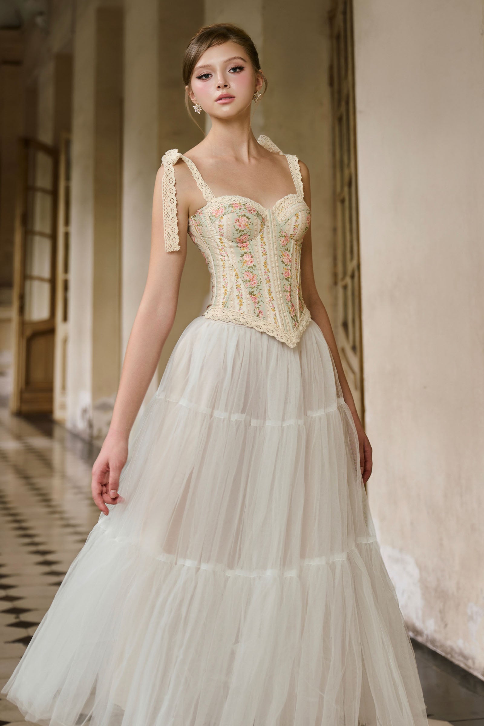 Ivory A-line Skirt