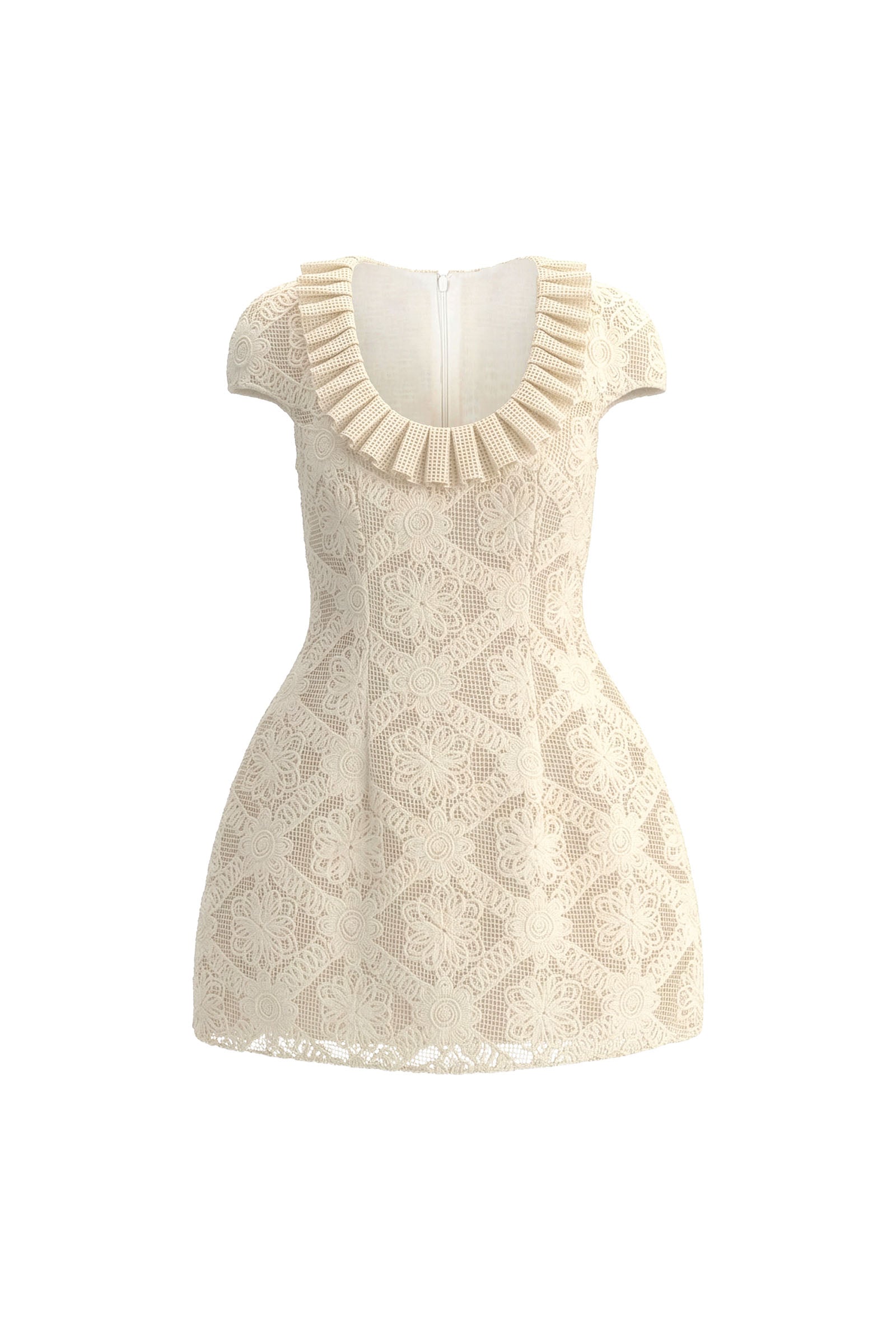 Deline Scoop Neck Mini Dress