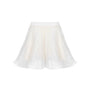 Rosie Straight Wavy Organza Mini Shorts