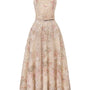Tidal Whisper A-line Spaghetti Strap Embroidered Lace Maxi Dress