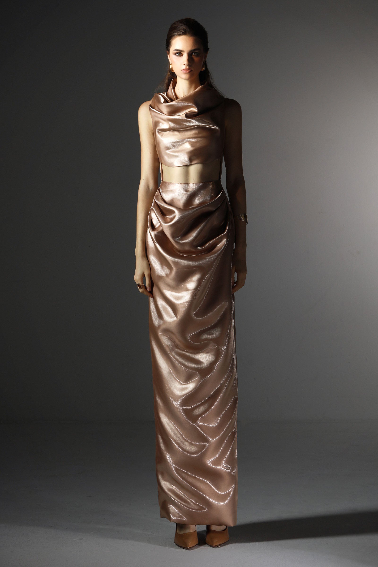 Afterglow Cowl Maxi Dress