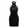 Blackpearl Hourglass Sleeveless Silk Mini Dress