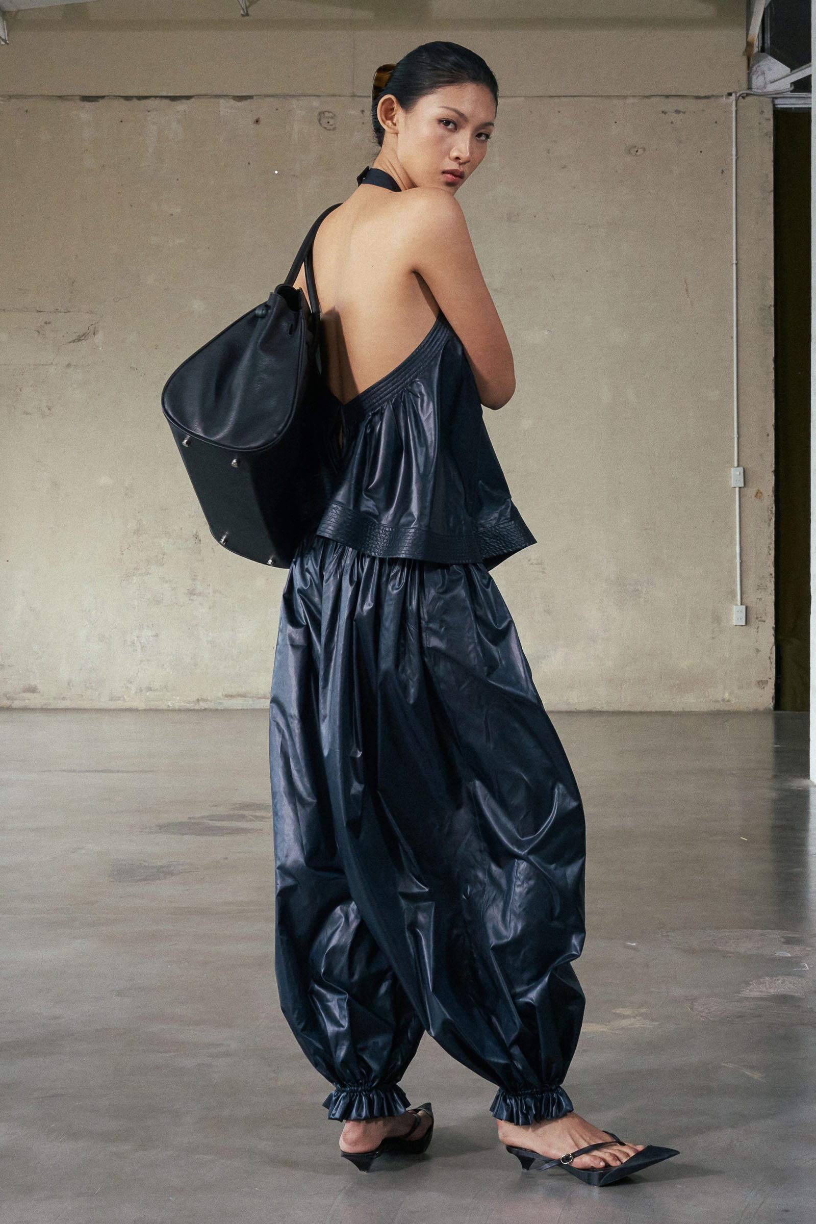 Tinh Viet Ruched Pants