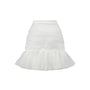 Ashley Drop Waist Gathered Tulle Mini Skirt