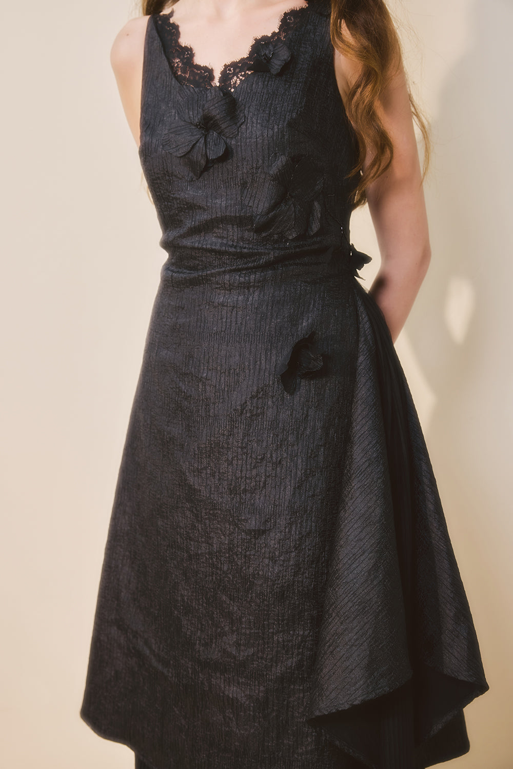 Leni Draped Midi Dress