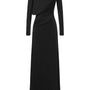 Daphne A-line Gathered Spandex Floor Length Dress