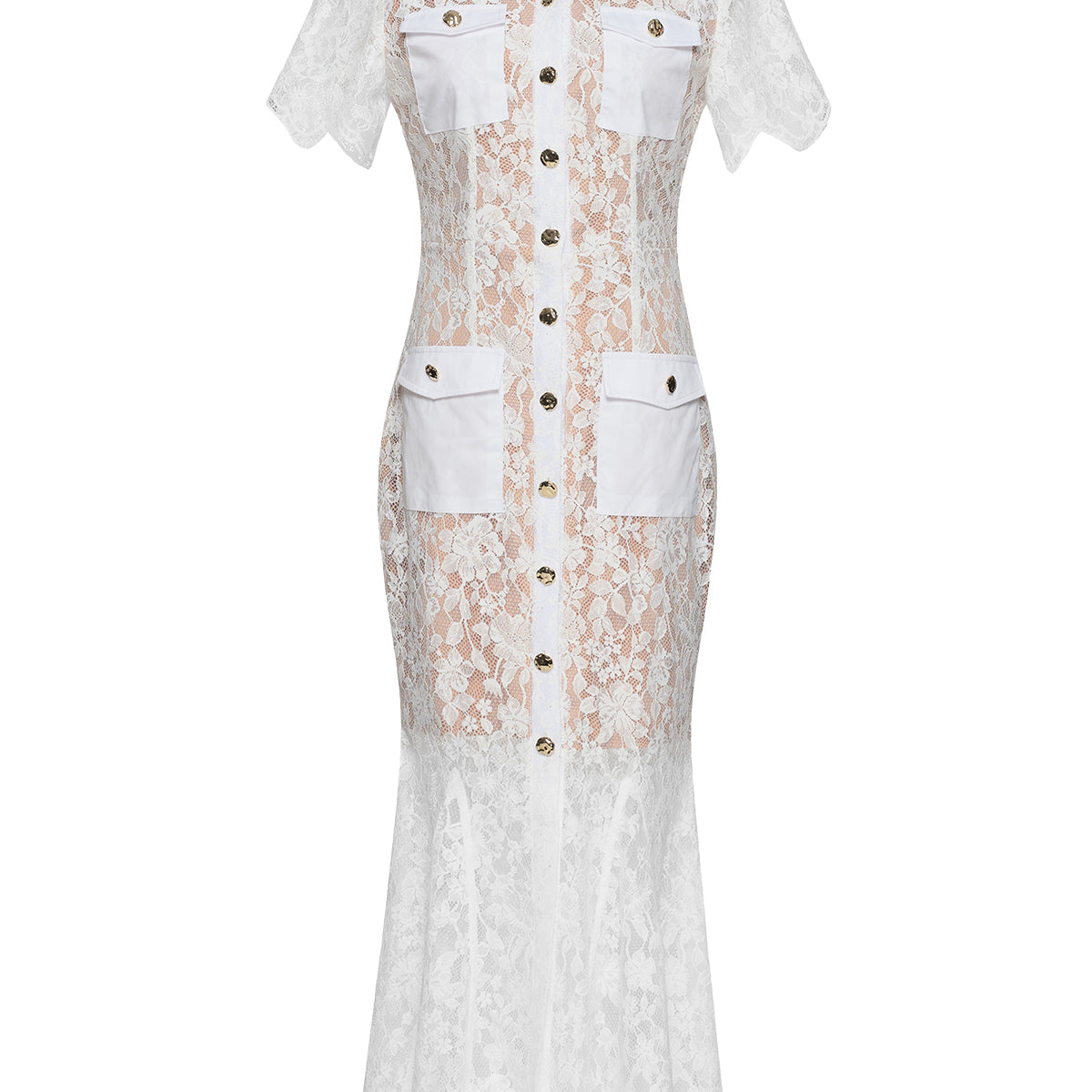 Zelda Collared Midi Dress
